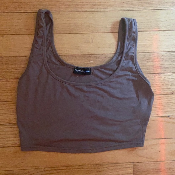 Brown crop top from PLT - Picture 1 of 3